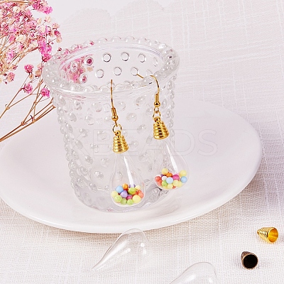 Glass Bottle Pendant Makings Sets DIY-PH0020-45-1