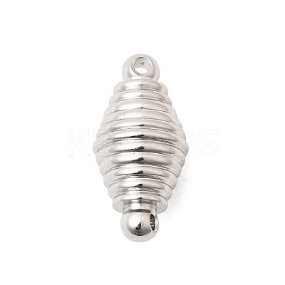304 Stainless Steel Magnetic Clasps STAS-F350-04B-P-1