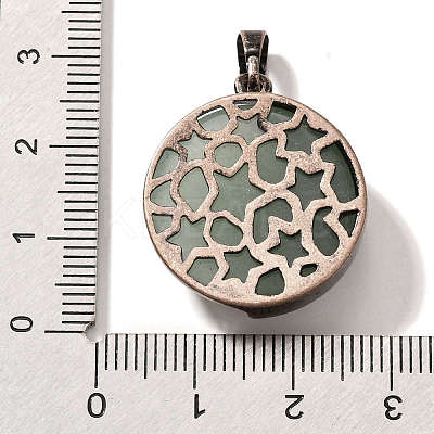 Natural & Synthetic Mixed Gemstone Pendants G-P560-01R-1