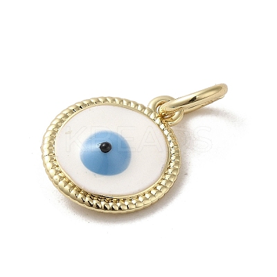 Brass Enamel Charms KK-E092-14G-03-1