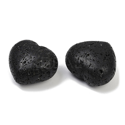 Heart Natural Lava Rock Palm Stone G-C186-03C-1
