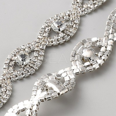 Glass Rhinestone Chains DIY-WH0683-17B-1