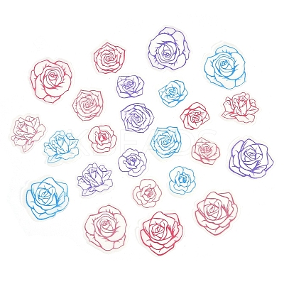 24Pcs Picture Stickers STIC-M004-05E-1