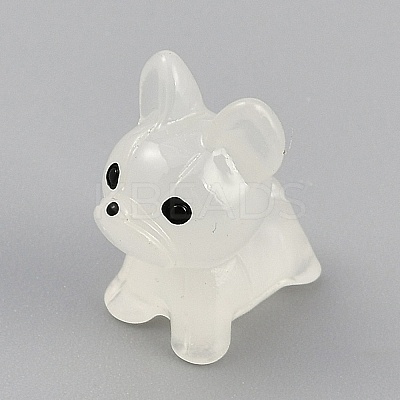 Luminous Resin Dog Display Decorations RESI-CJC0012-30G-1