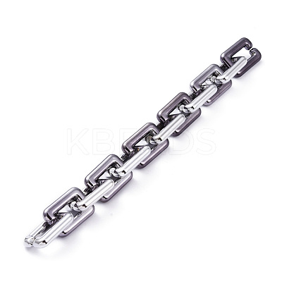 Handmade CCB Plastic Cable Chains AJEW-JB00666-03-1