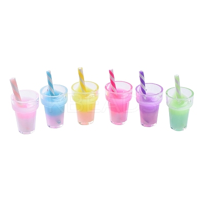Imitation Juice Glass Pendants CRES-CJ0001-12-1