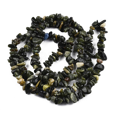 Natural Peridot Beads Strands G-R002-12-1