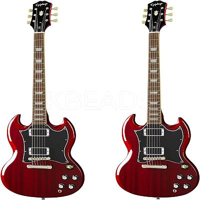 2Sets 2 Colors Alloy Humbucker Cover Guitar Pickup Frame Mounting Ring AJEW-FG0001-81-1