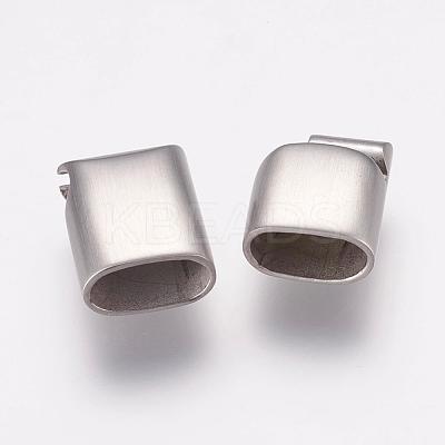 Tarnish Resistant 304 Stainless Steel Magnetic Clasps with Glue-in Ends STAS-K145-25P-1
