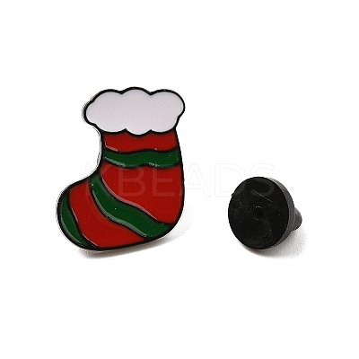 Christmas Theme Zinc Alloy Enamel Pin Brooch for Backpack Clothes LS-JEWE-R003-01EB-08-1