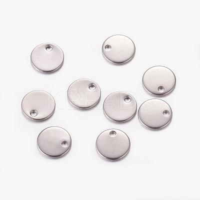 304 Stainless Steel Stamping Blank Tag Pendants X-STAS-Q056-1
