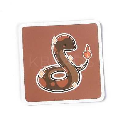 50Pcs 50 Styles PVC Plastic Cartoon Stickers Sets STIC-P004-35-1
