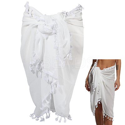 Polycotton Chiffon Skirt Accessories AJEW-WH20077-044C-1