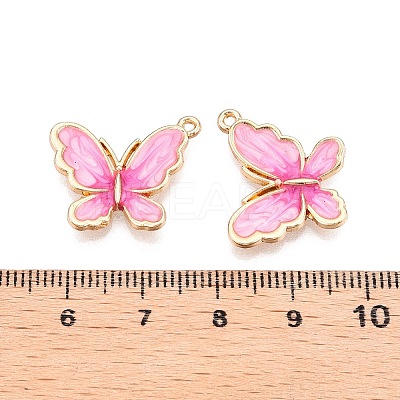 Rack Plating Alloy Enamel Pendants LS-ENAM-N056-364KCG-02-1
