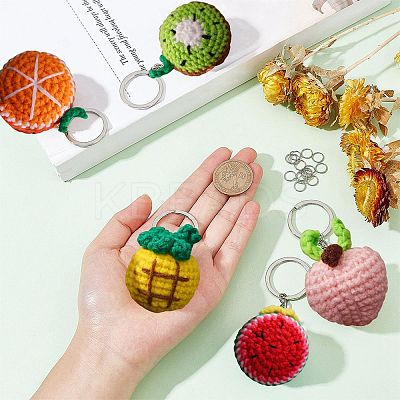 DIY Fruit Theme Keychain Making Kit DIY-FG0002-98-1