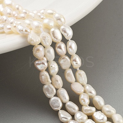 Natural Keshi Pearl Cultured Freshwater Pearl Beads Strands PEAR-P062-25B-X-1