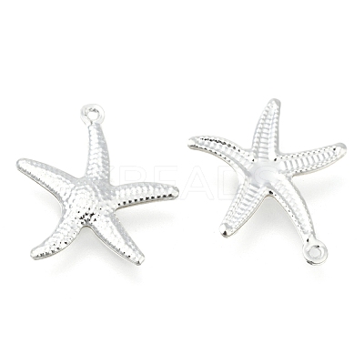 Starfish/Sea Stars Brass Pendants KK-L134-11S-1