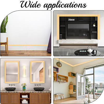 1Pc PVC Foam 3D Self-Adhesive Waterproof Wallpaper Border PAAG-CP0001-01F-1