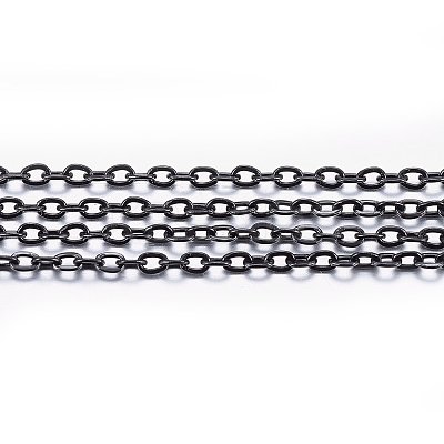 Handmade 304 Stainless Steel Cable Chains STAS-P213-05B-01-1