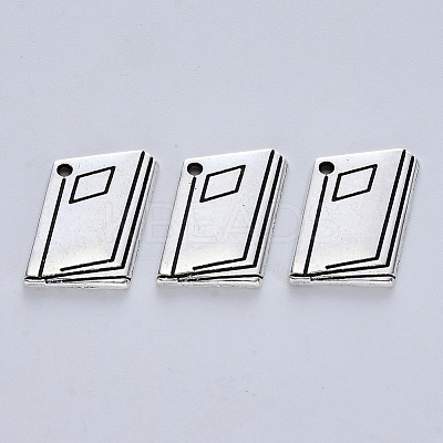 Tibetan Style Alloy Pendants for Teachers' Day TIBE-R316-002AS-RS-1