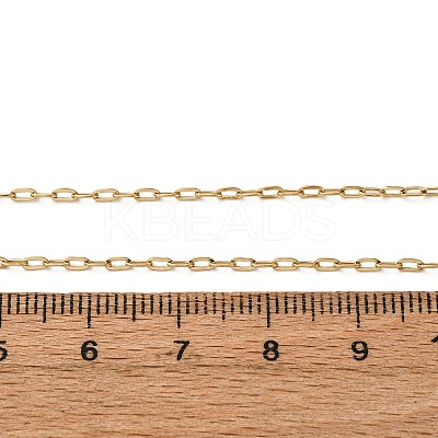 1.5MM 304 Stainless Steel Cable Chain Necklaces NJEW-T016-22G-1