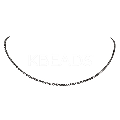 304 Stainless Steel Cable Chain Twisted Chain Necklaces for Women Men NJEW-JN05818-1