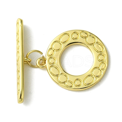 Eco-Friendly Brass Toggle Clasps KK-A204-21G-1