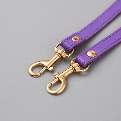 Imitation Leather Adjustable Wide Bag Handles HJEW-WH0071-03KCG-04-1