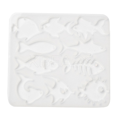 Fish Ocean Theme DIY Pendant Silicone Molds DIY-G102-01D-1