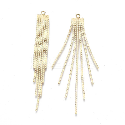 Brass Chain Tassel Big Pendants X1-KK-N231-110G-NF-1