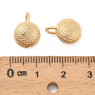 Brass Half Round Cuff Earrings KK-C130-09G-1