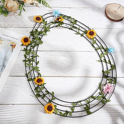 2Pcs Iron Plant Supports DIY-SP0006-98B-1