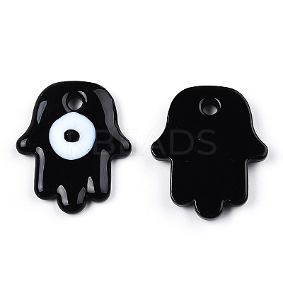 Opaque Handmade Lampwork Pendants LAMP-T011-15-A01-1