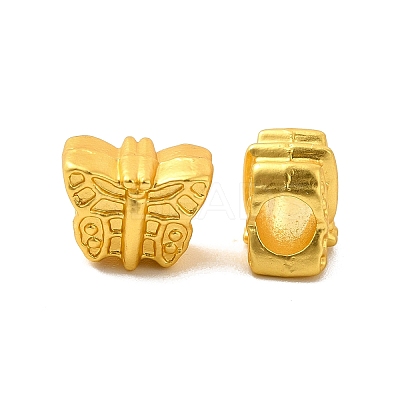 Rack Plating Alloy European Beads PALLOY-F287-48MG-1