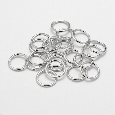 Brass Open Jump Rings X-KK-M165-6mm-01P-NR-1