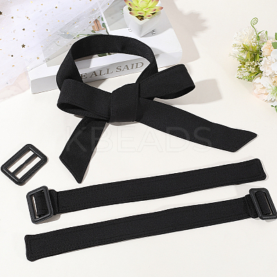3Pcs 2 Styles Polyester Belts AJEW-GF0011-30A-1