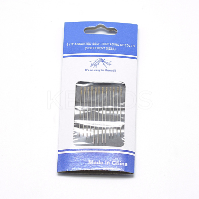 Iron Self-Threading Hand Sewing Needles IFIN-R232-01G-1