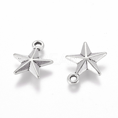 Tibetan Style Alloy Pendants TIBE-ZN61909-AS-LF-1