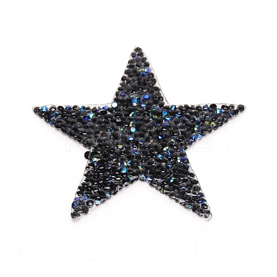 Star Glitter Hotfix Rhinestone DIY-WH0301-92C-01-1
