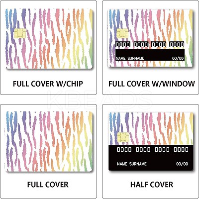 PVC Plastic Waterproof Card Stickers DIY-WH0432-211-1