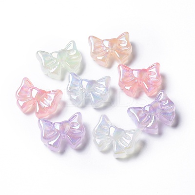 Transparent Acrylic Beads LACR-K004-02-1