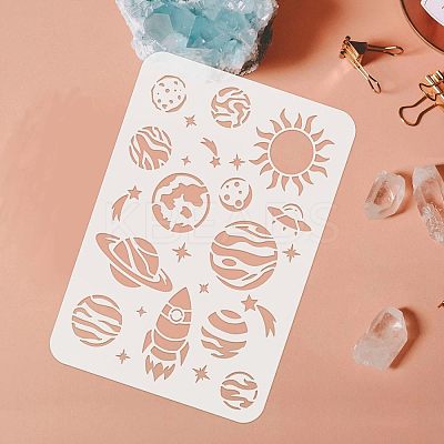 Plastic Reusable Drawing Painting Stencils Templates DIY-WH0202-353-1