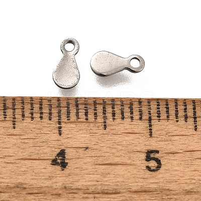 304 Stainless Steel Stamping Blank Tag Charms STAS-F311-04P-01-1