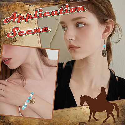 90Pcs 3 Styles Tibetan Style Alloy Pendants FIND-SC0011-69-1