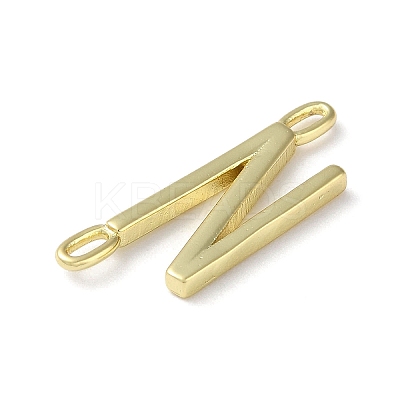 Rack Plating Brass Connector Charms KK-P245-07G-N-1