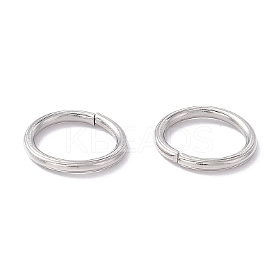 Non-Tarnish 304 Stainless Steel Open Jump Rings X-STAS-C040-01C-P-1