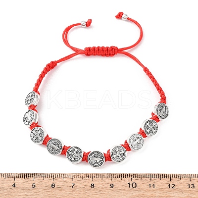 Nylon Rope Braided Bracelet for Women BJEW-Z156-03AS-01-1
