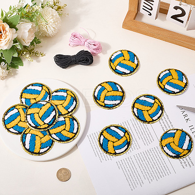 Polyester Iron on/Sew On Patches PATC-WH20005-16A-1