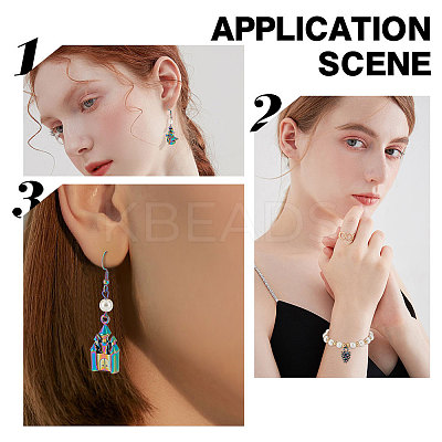 20Pcs 10 Style Alloy Pendants FIND-CN0001-41-1
