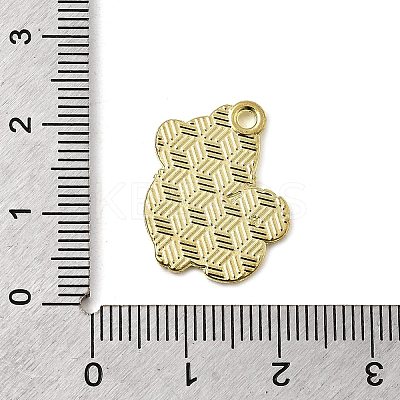 Golden Plated Alloy Enamel Pendants ENAM-L049-01G-01-1
